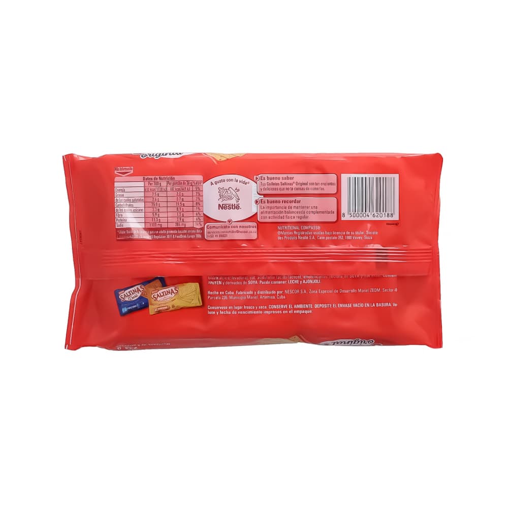 Galletas saladas original Saltinas Nestle (234 g / 8.25 oz) - Miniatura 2