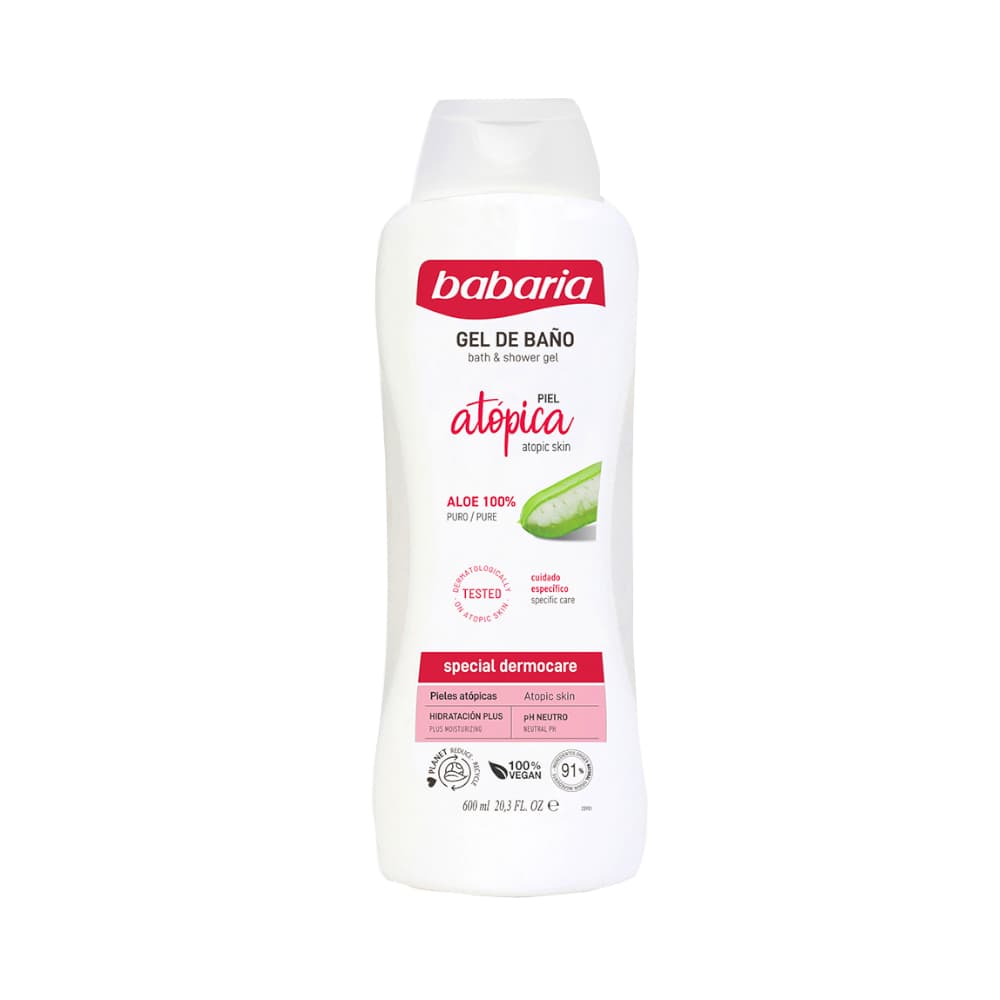 Gel de baño para piel atópica Babaria (600 ml) - Miniatura 4