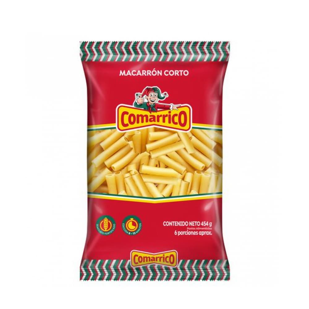 Pasta macarrón corto Comarrico (454 g / 1.00 lb) - Imagen 1