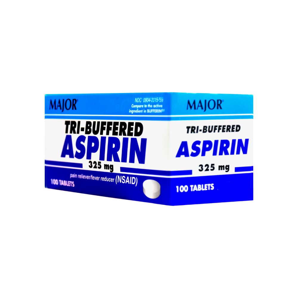 Aspirina tritamponada. Ácido acetilsalicílico 325 mg Major (100 tabletas) - Miniatura 4