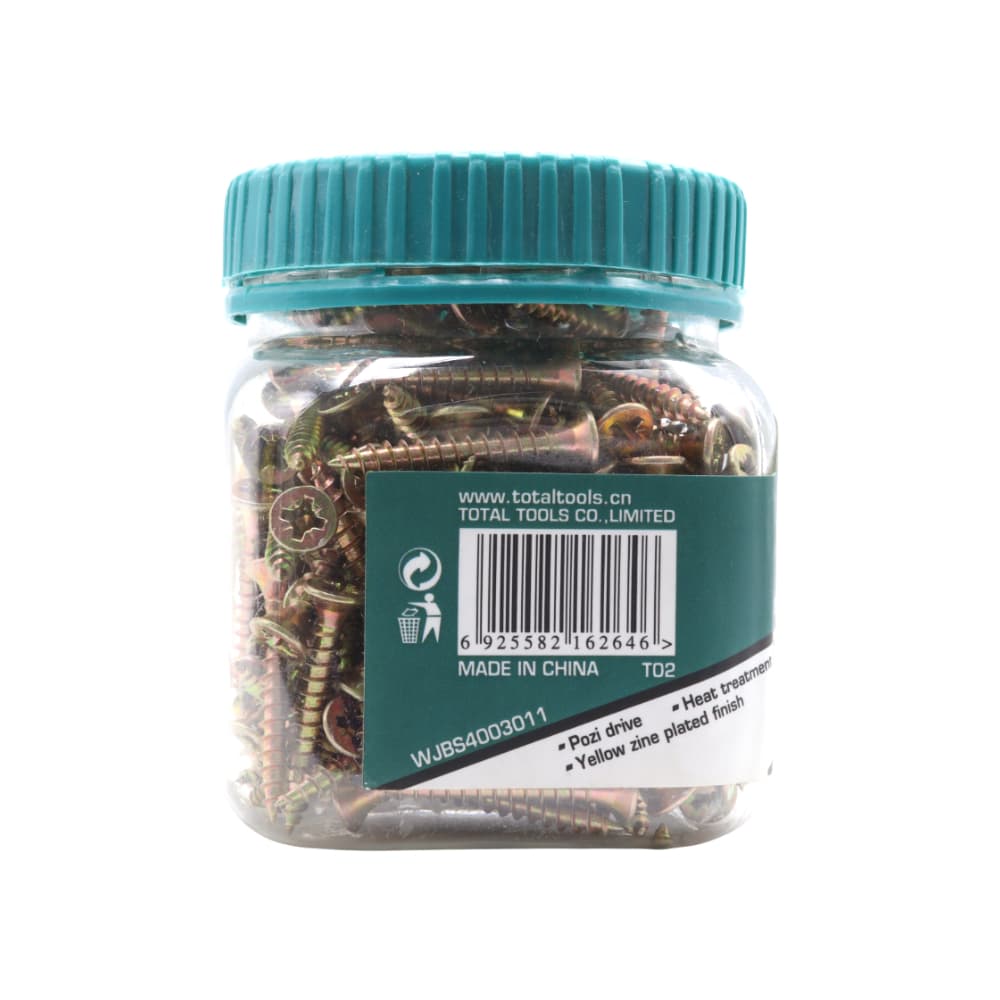 Tornillo 4 x 30 mm para cartón madera Total Tools WJBS4003011 (200 U) - Miniatura 4