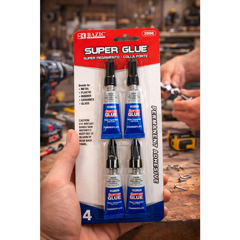 Super pegamento Bazic (4 x 3 g) - Miniatura 4