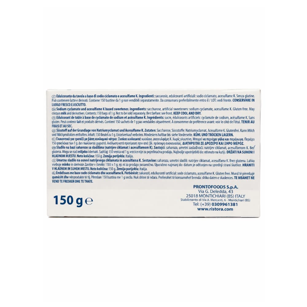 Edulcorante de mesa reconstituyente Ristora (150 g / 5.29 oz) - Miniatura 2