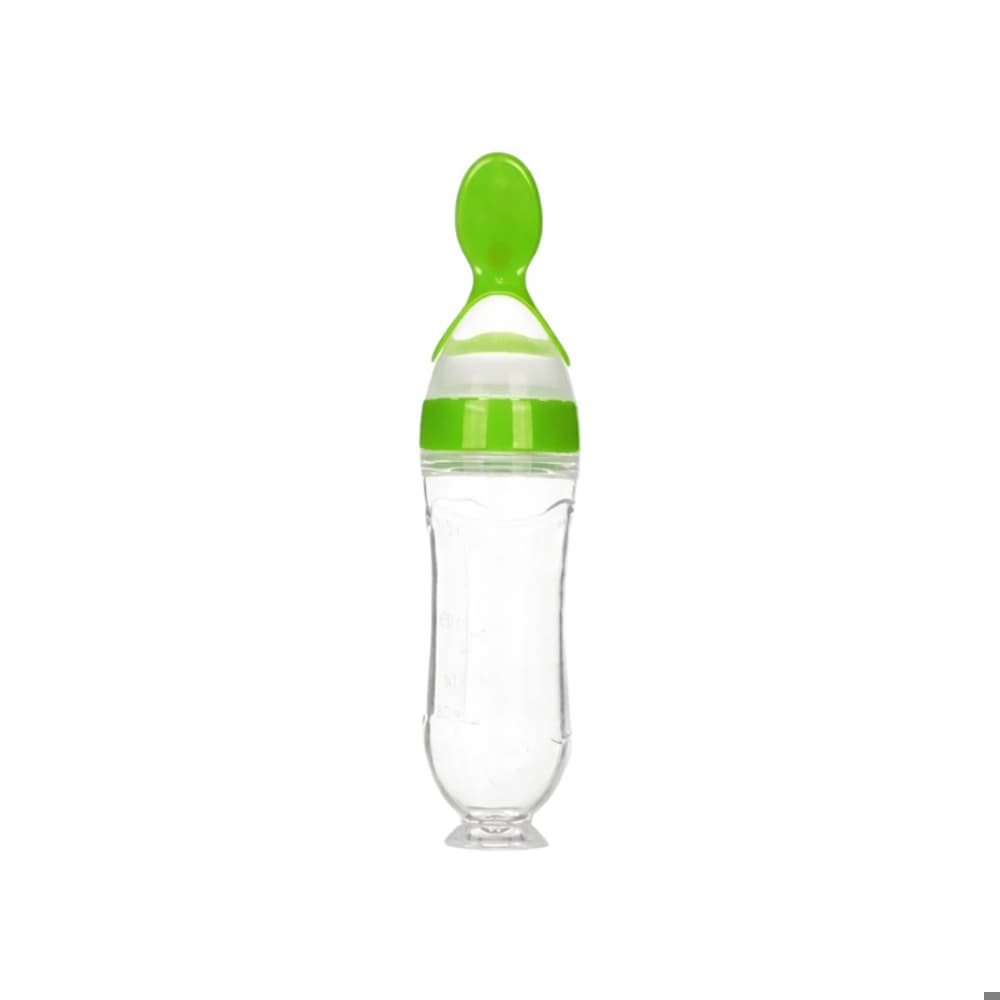 Biberón dosificador para alimentación de bebés – verde Baby Luna - Miniatura 1