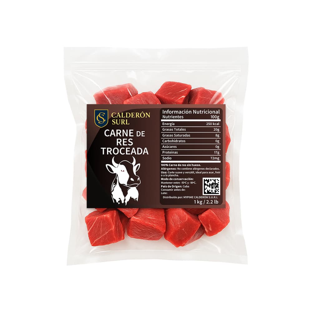 Carne de res troceada Calderón (1 kg / 2.2 lb) - Miniatura 10