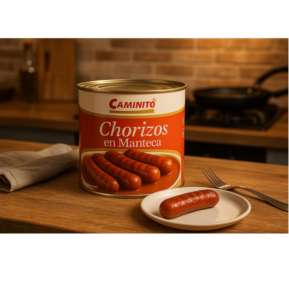 Chorizos en manteca Caminito (640 g / 1.41 lb) - Miniatura 4