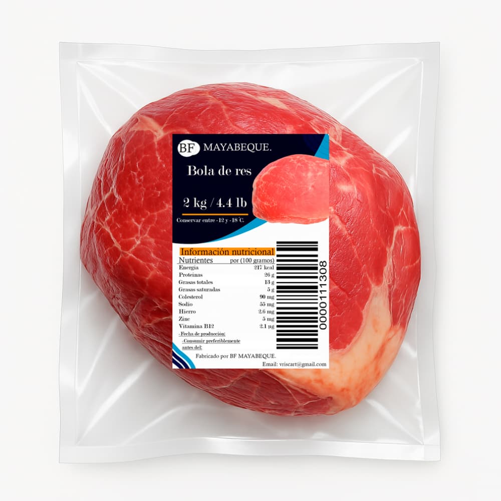 Bola de res BF Mayabeque (2 kg / 4.4 lb) - Miniatura 2
