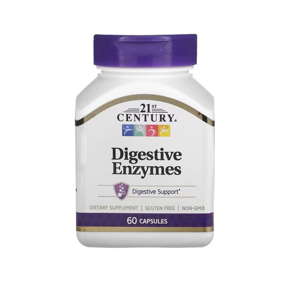 Enzimas digestivas 21st Century (60 cápsulas) - Miniatura 3