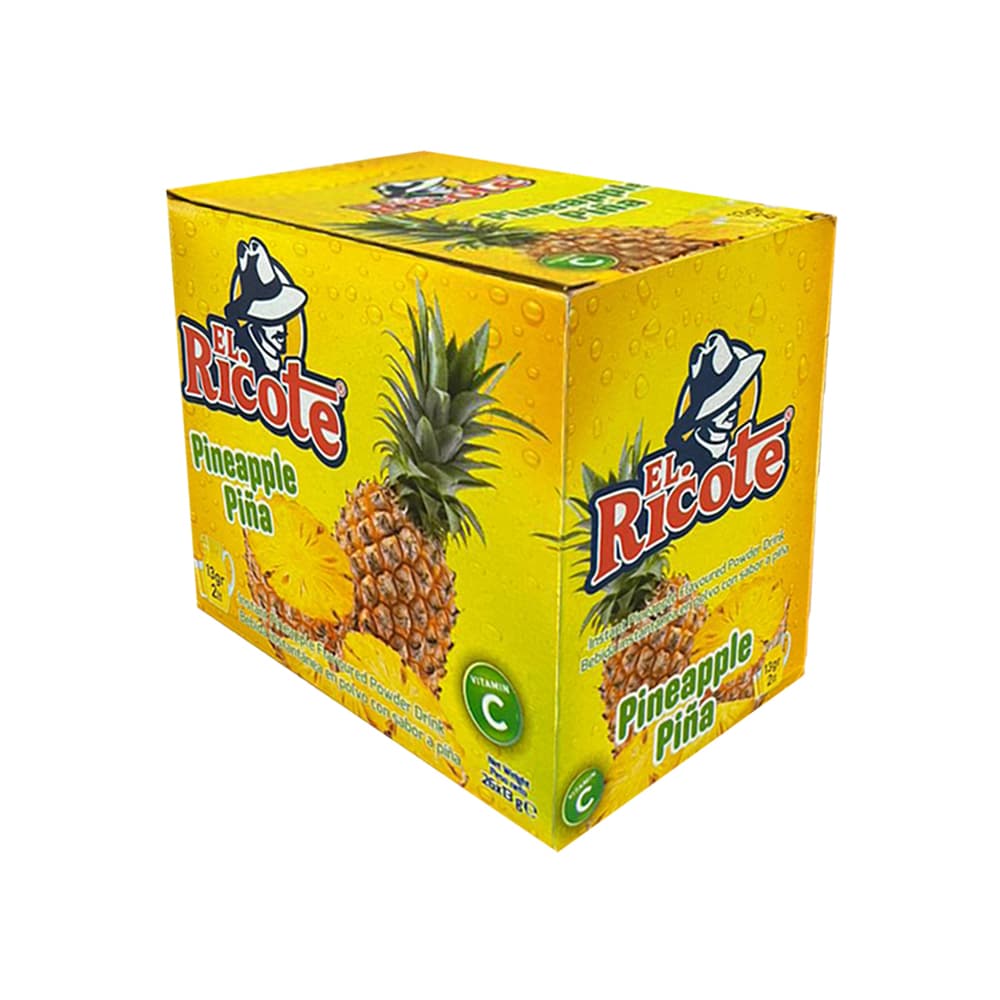 Refresco en polvo sabor piña El Ricote (26 x 13 g) - Imagen 1