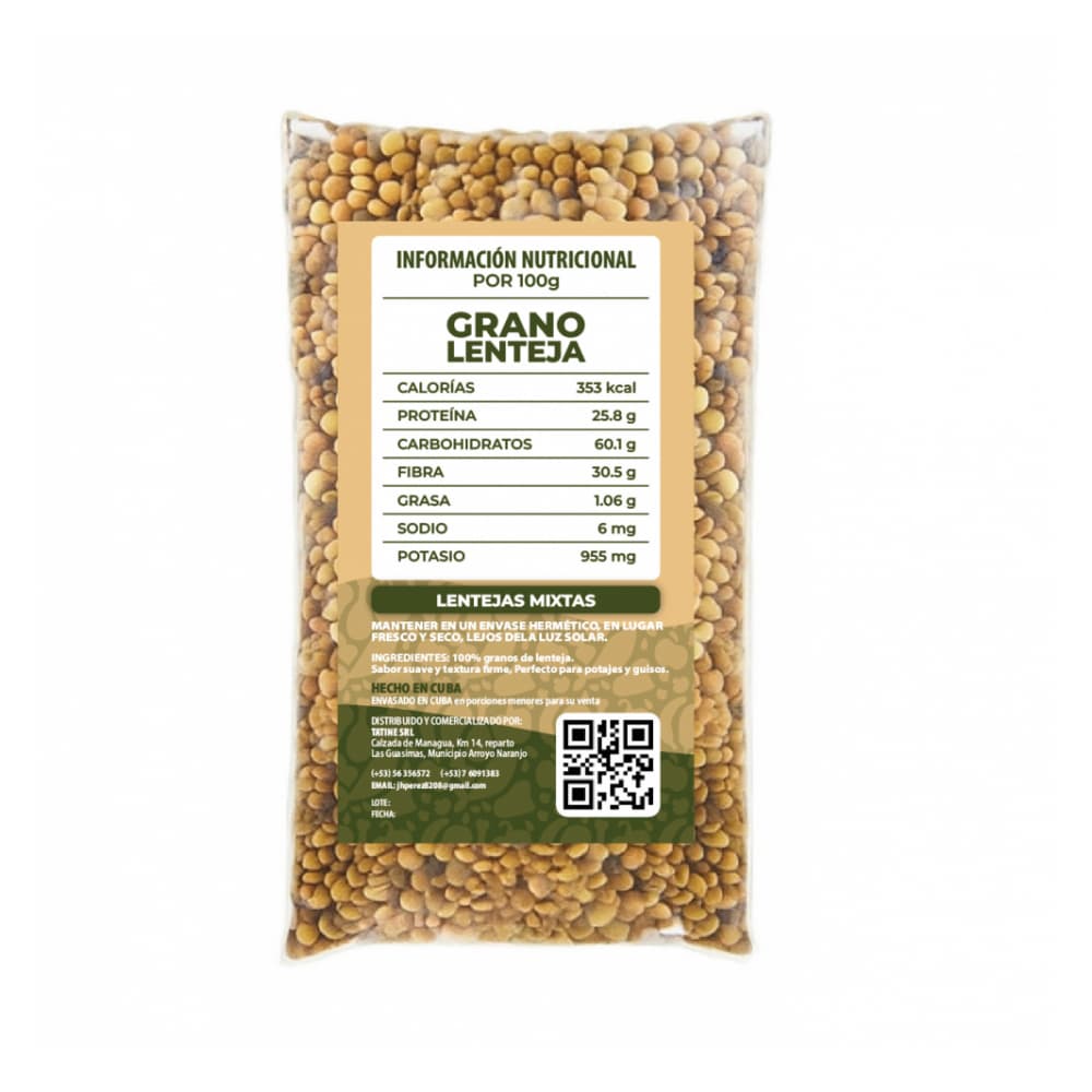 Lentejas Campo Vivo (3 x 500 g / 1.1 lb) - Miniatura 3