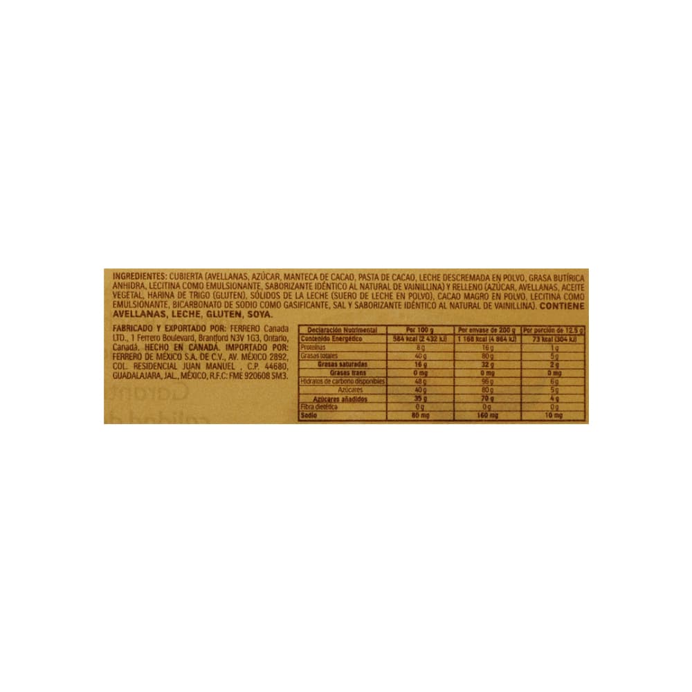 Chocolate con leche y avellanas Ferrero Rocher (200 g / 7.0 oz) - Miniatura 5