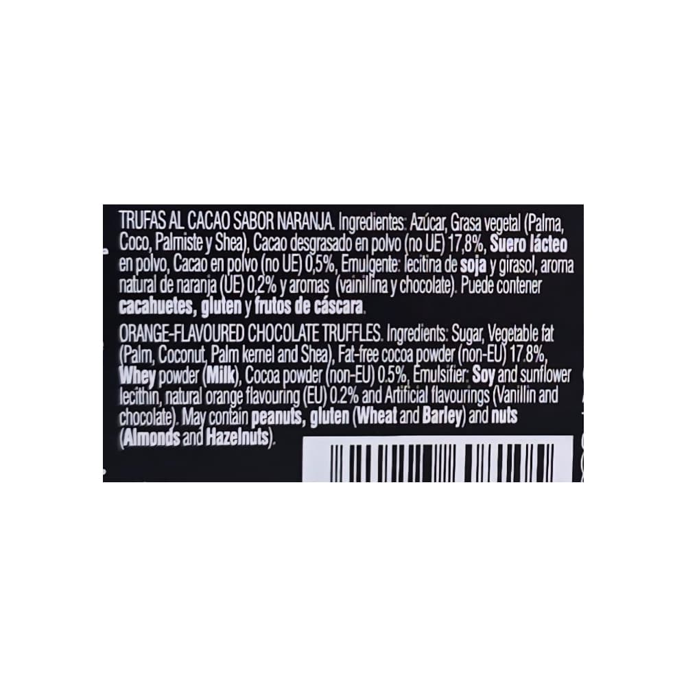 Trufas de chocolate con sabor a naranja Delaviuda (100 g / 3.52 oz) - Miniatura 2