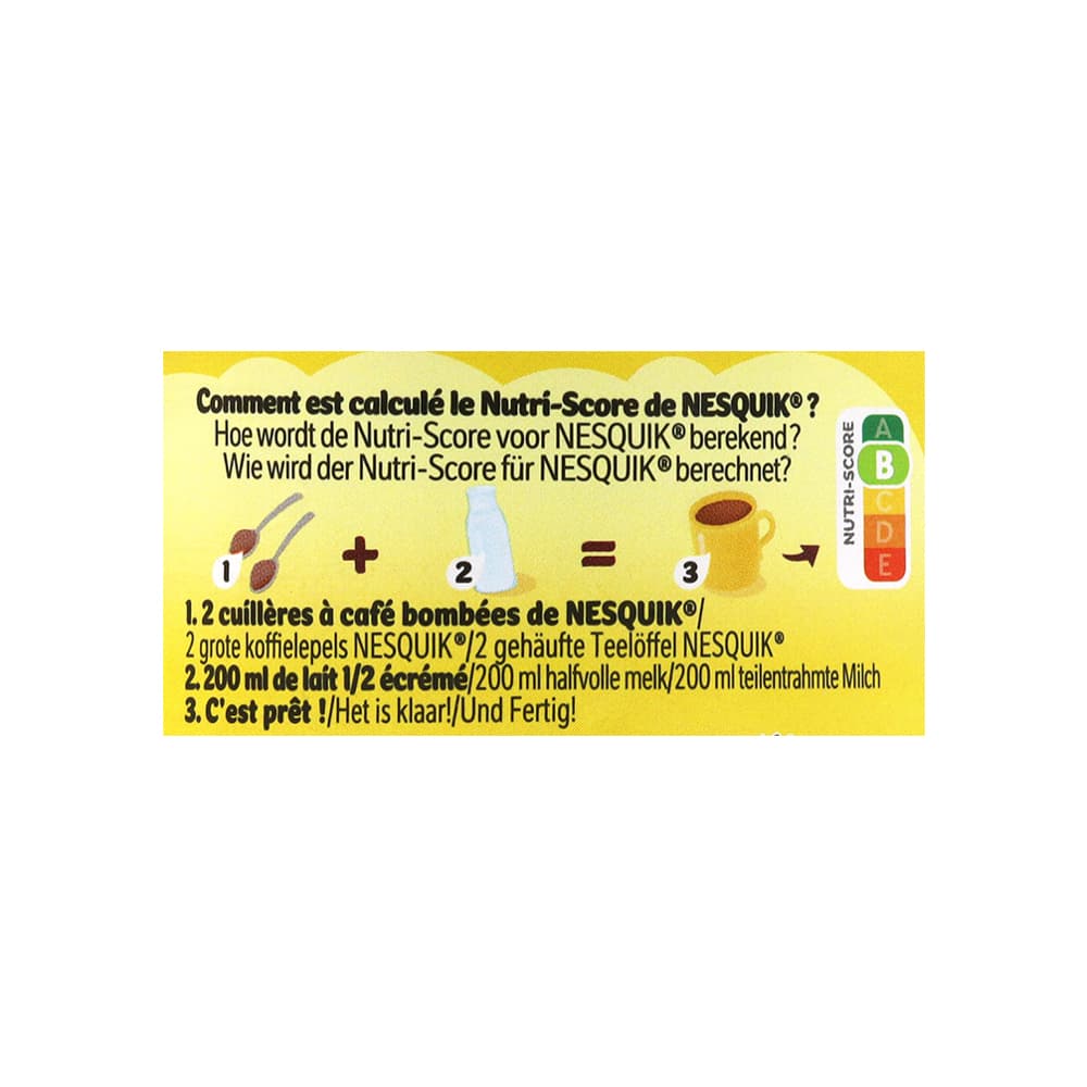 Preparación instantánea en polvo para bebida de chocolate Nesquik Nestlé (300 g / 10.6 oz) - Miniatura 4