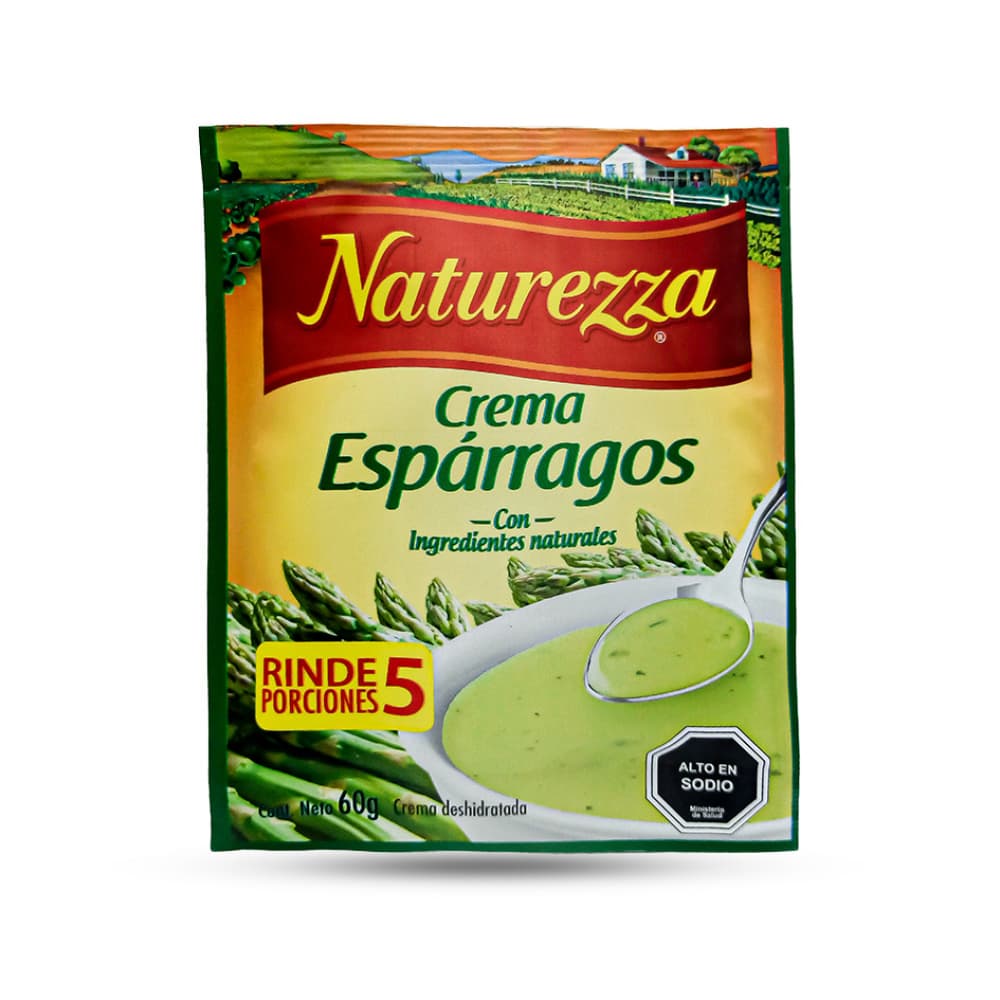 Crema de espárragos Naturezza (60 g / 2.11 oz) - Imagen 1