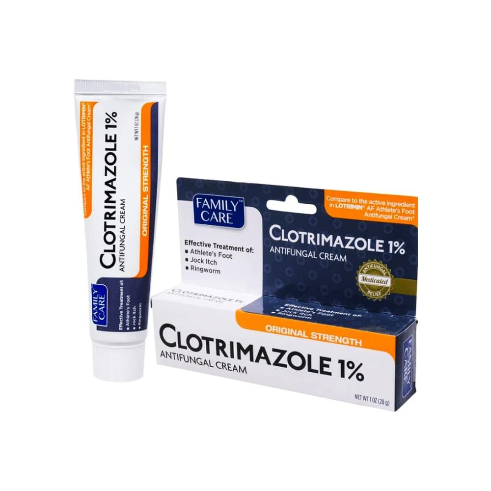 Clotrimazol 1 % crema antifúngica Family Care (28 g / 1 oz) - Imagen 1