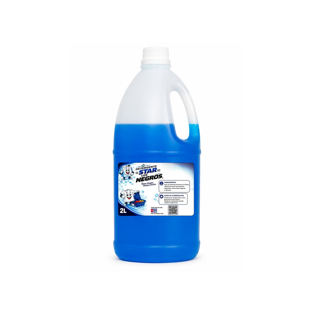Detergente líquido para ropa Star Los Negros (2 L) - Miniatura 1