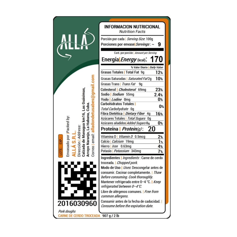 Carne de cerdo troceada May SM (907 g / 2 lb) - Miniatura 4