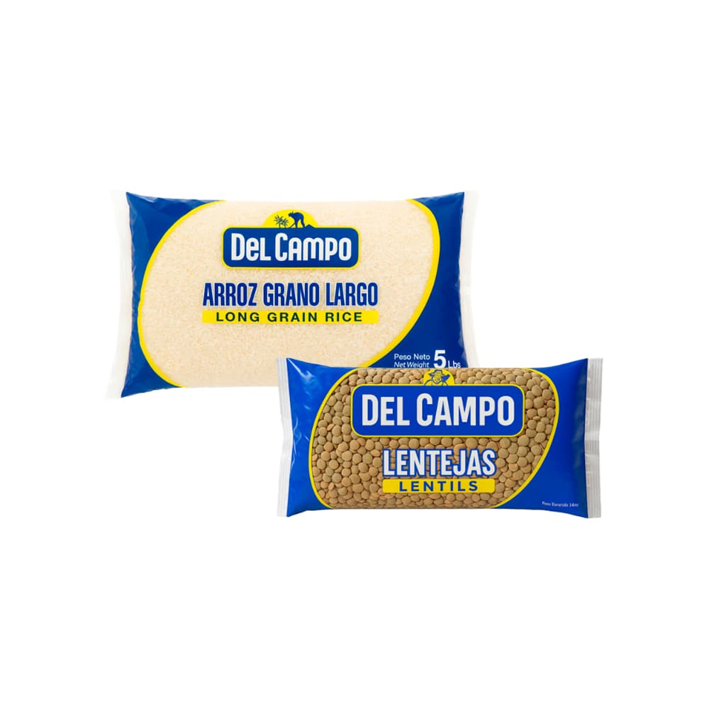 Arroz de grano largo Del Campo + Lentejas Del Campo - Miniatura 1