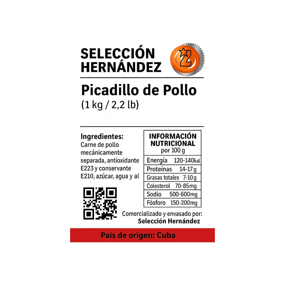 Picadillo de pollo Selección Hernández (1 kg / 2.2 lb) - Miniatura 3