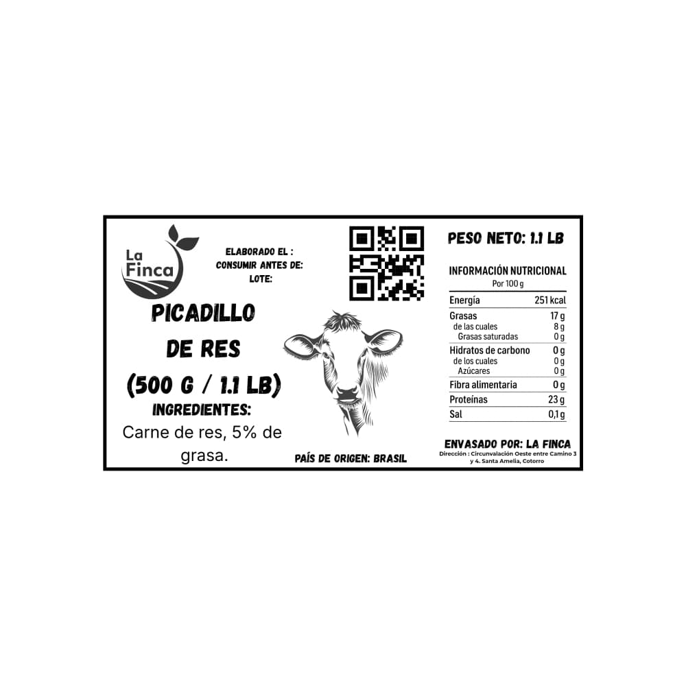 Picadillo de res La Finca (500 g / 1.1 lb) - Miniatura 3