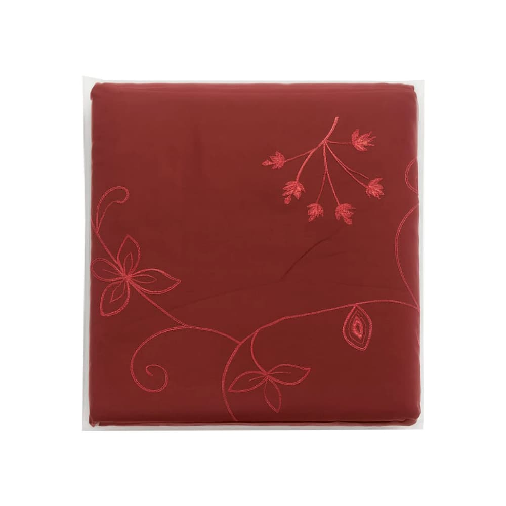 Cortinas con velo rojo vino 152 cm x 228 cm 45 cm Sueño Dorado - Miniatura 3