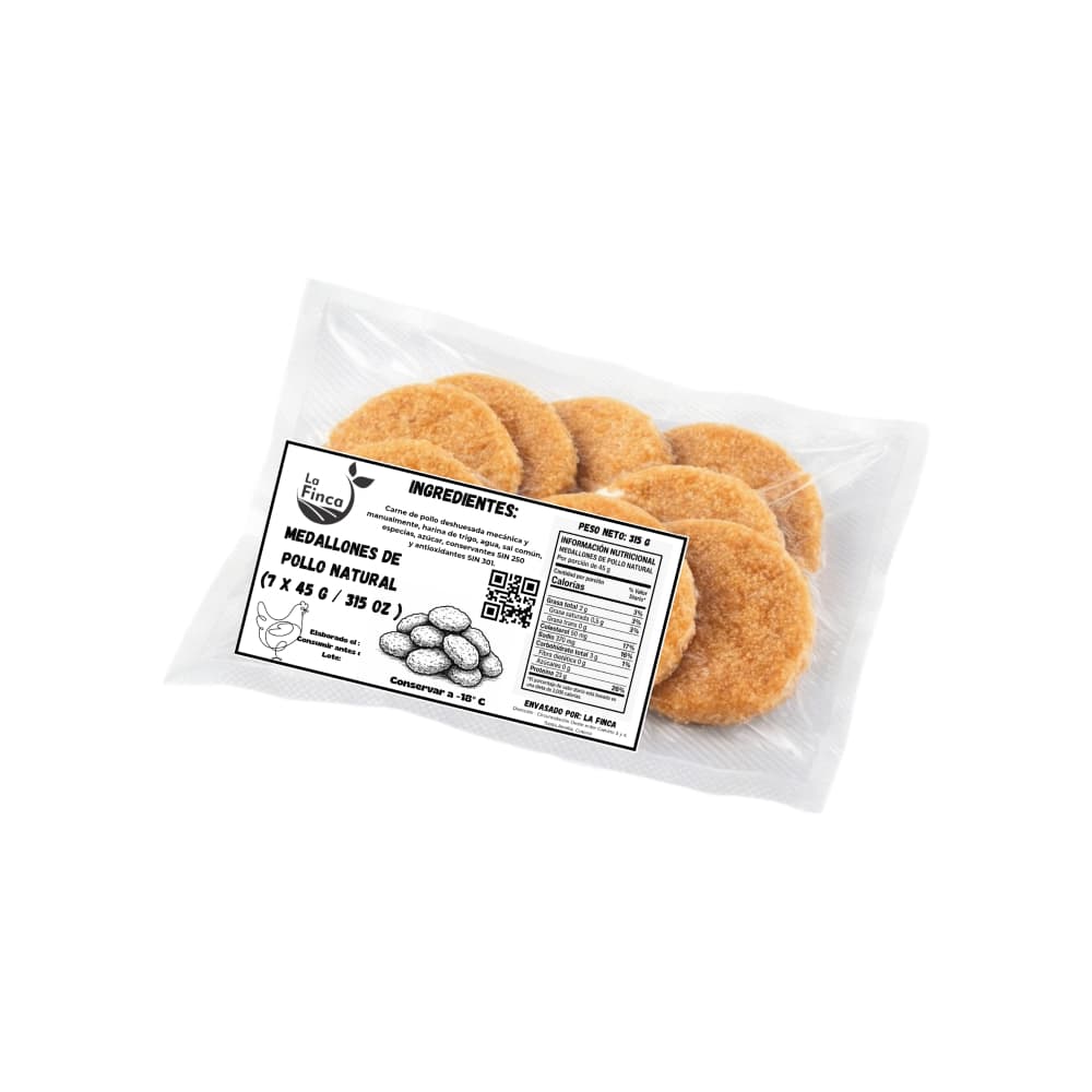 Medallones de pollo natural La Finca (7 x 45 g) - Miniatura 4