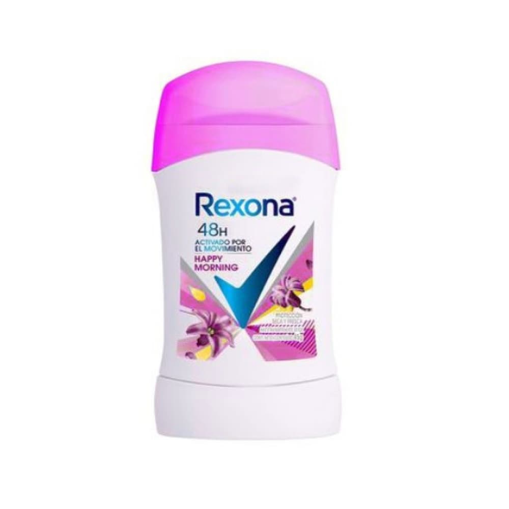 Desodorante en barra antitranspirante para mujeres Rexona Happy Morning (45 g / 1.59 oz) - Imagen 1
