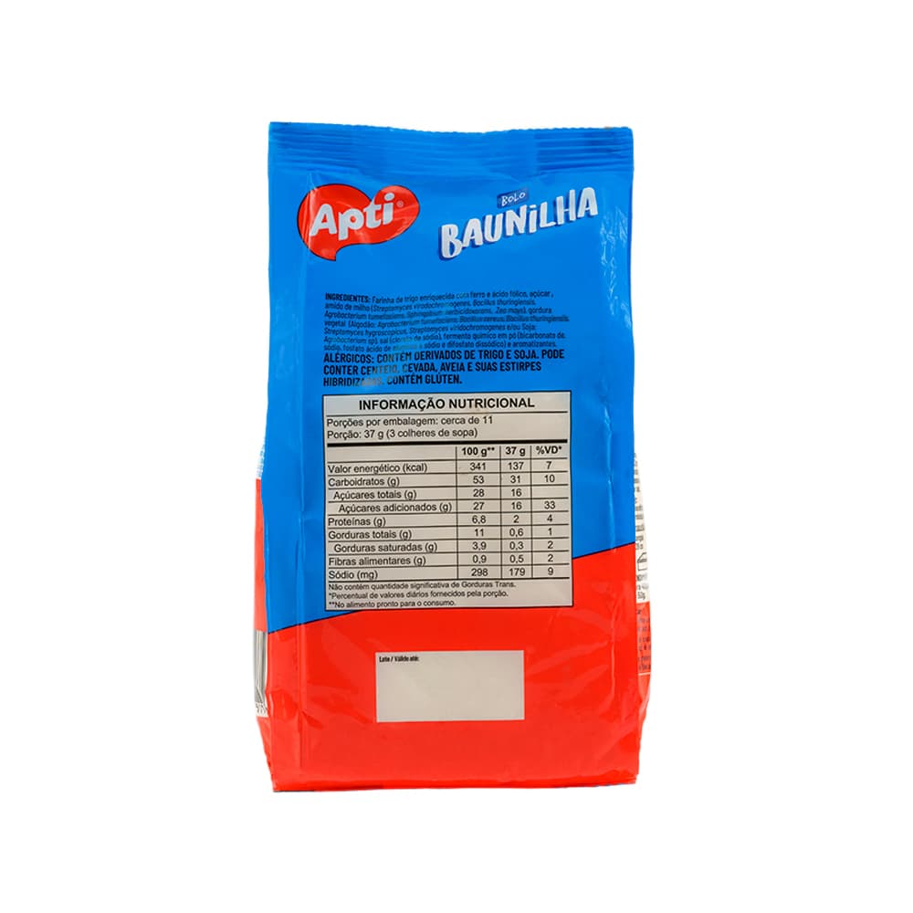 Mezcla para pastel sabor vainilla Apti (400 g / 14.1 oz) - Miniatura 2