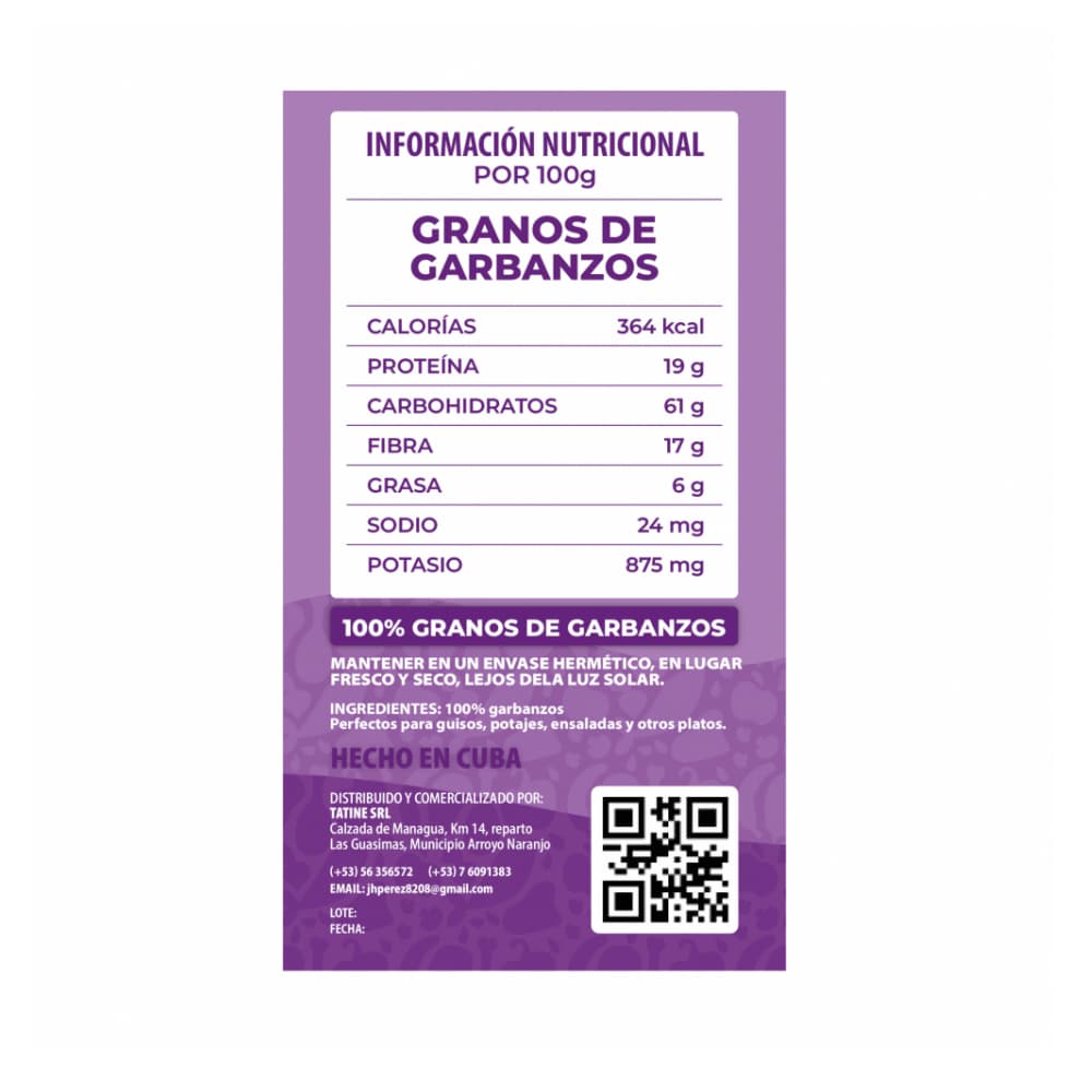 Garbanzos Campo Vivo (2 x 1 kg / 2.2 lb) - Miniatura 2