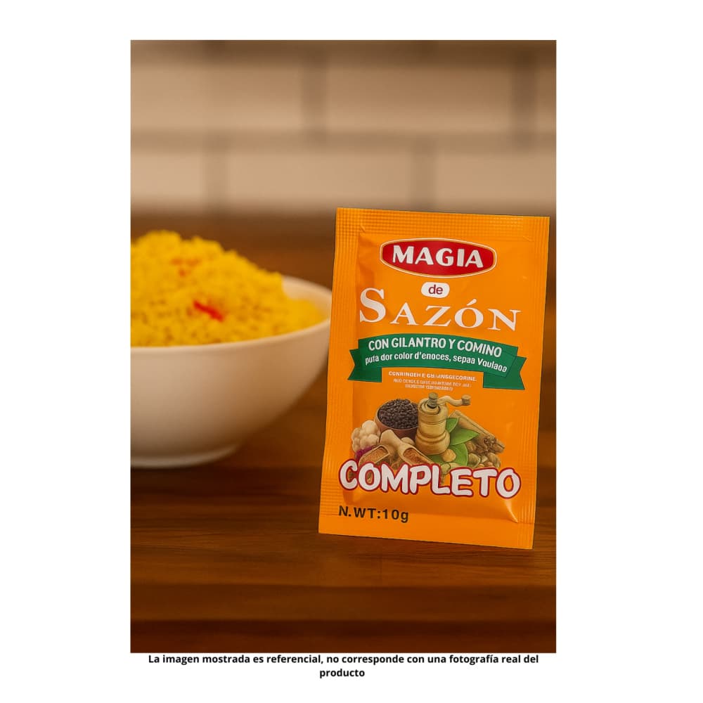 Sazón completo con cilantro y comino Magia (10 g) - Miniatura 3