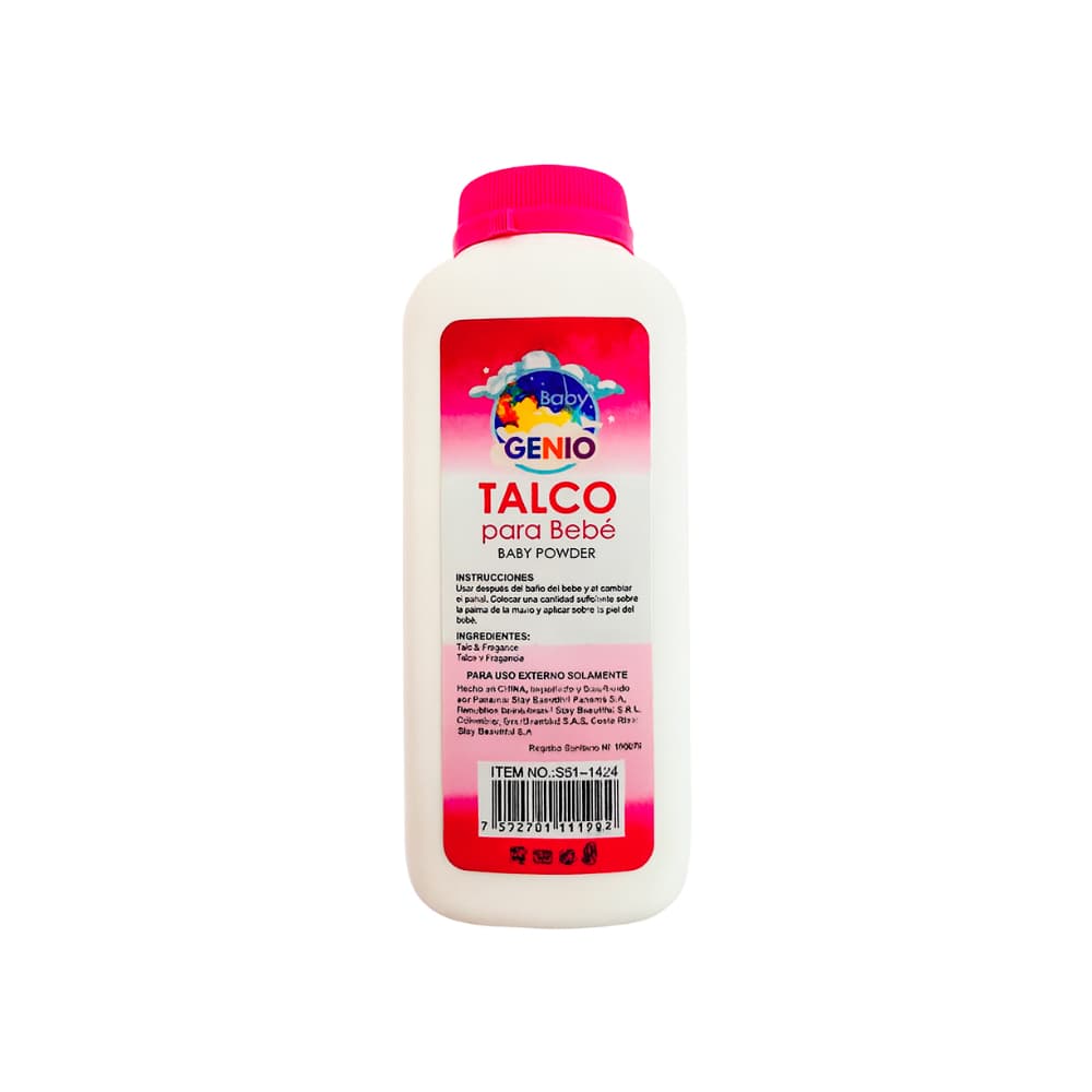 Talco para bebé Baby Genio (250 g / 8.81 oz) - Miniatura 3