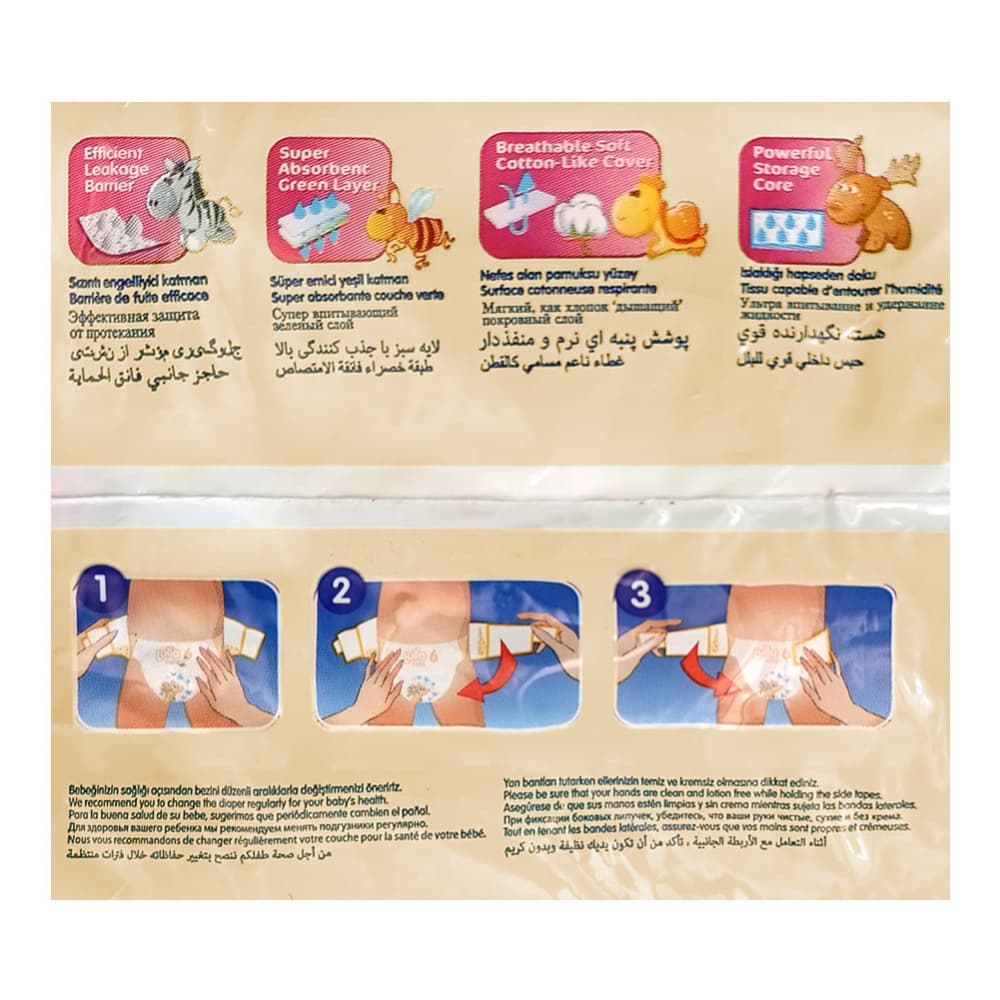 Pañales desechables para bebé etapa 6 X-Large Lulla Baby (20 U) - Miniatura 2