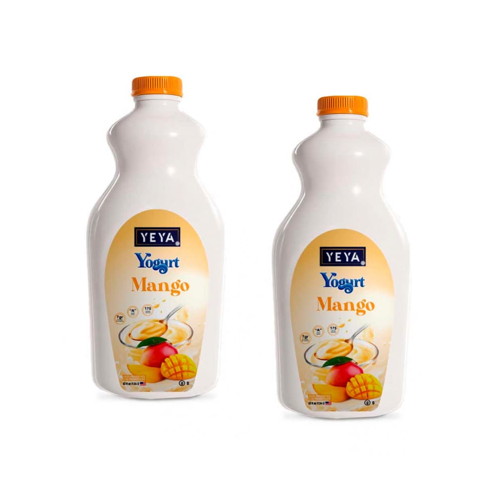Yogurt de mango con probióticos Yeya (2 x 1.54 L) - Imagen 1