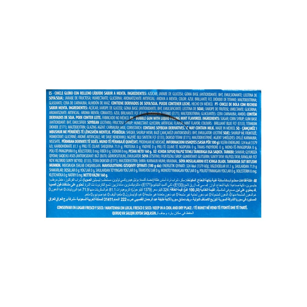 Chicles sabor a menta Poosh Arcor (160 g / 5.64 oz) - Miniatura 3