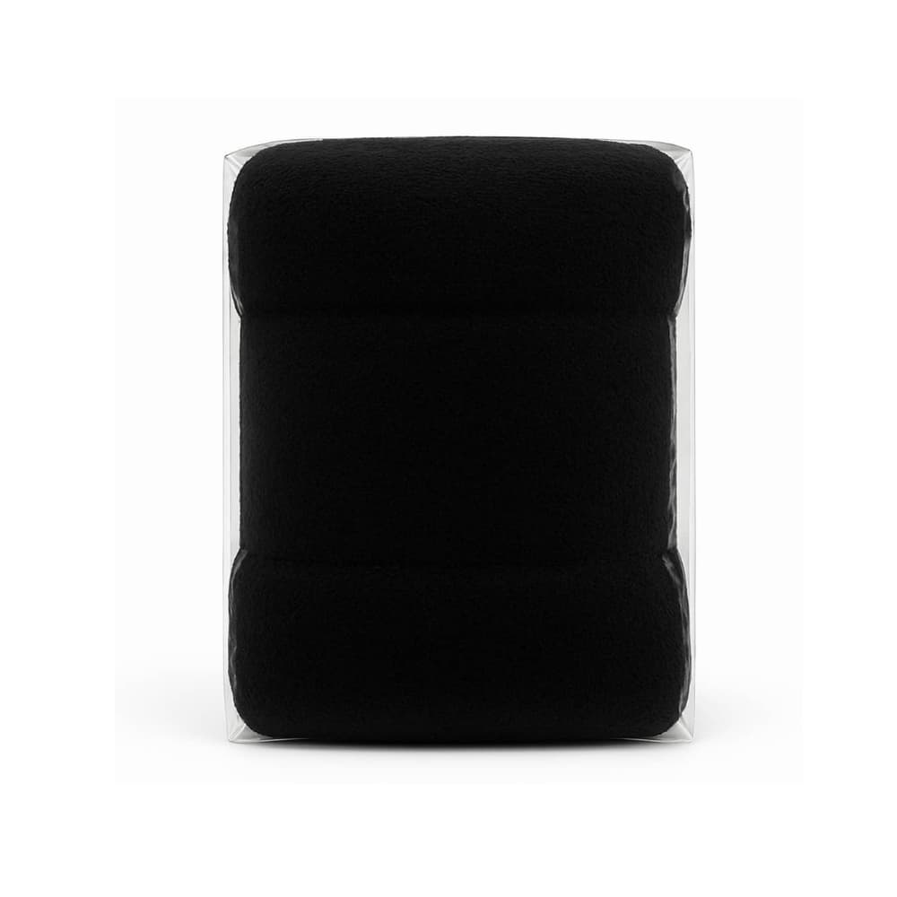 Colcha 100 % poliéster color negro 150 cm x 200 cm LGCL - Miniatura 3