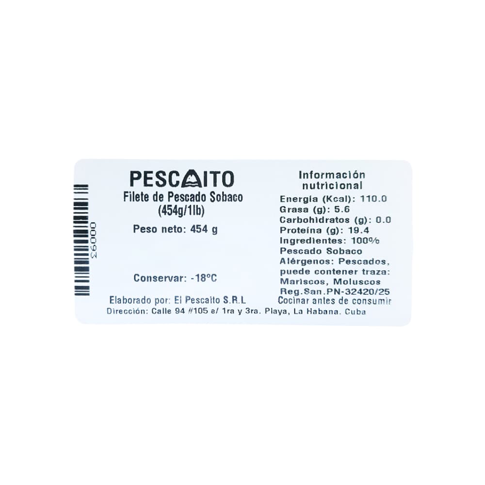 Filete de pescado sobaco Pescaito (454 g / 1 lb) - Miniatura 4
