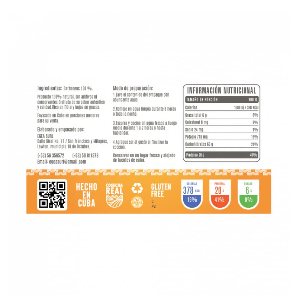 Garbanzos Cosecha Real (5 x 500 g / 1.1 lb) - Miniatura 2