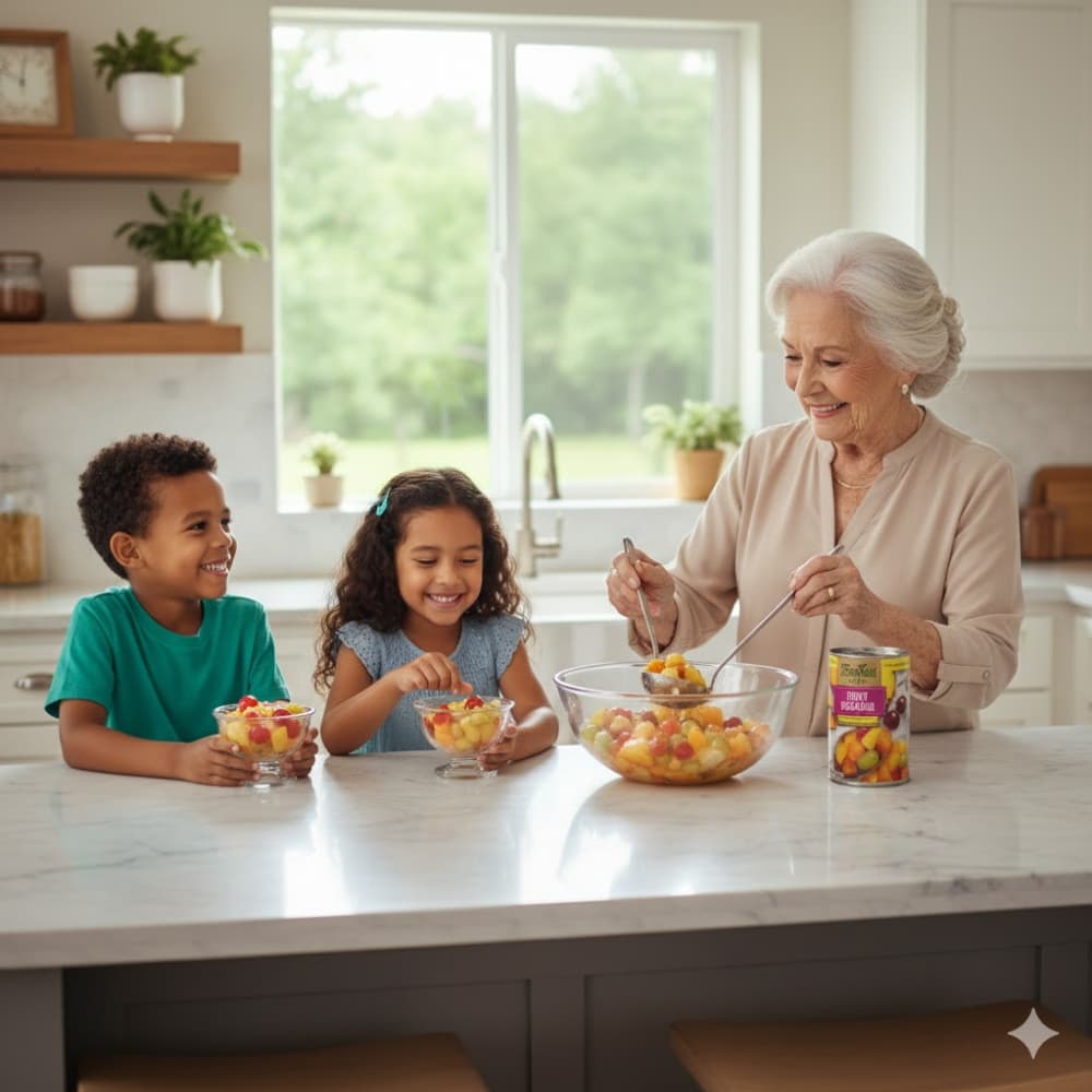 Cóctel de frutas Fairhill (425 g / 15 oz) - Miniatura 2