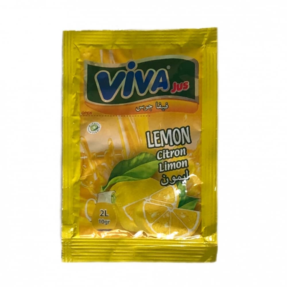 Refresco instantáneo sabor limón Viva Jus (10 g) - Imagen 1