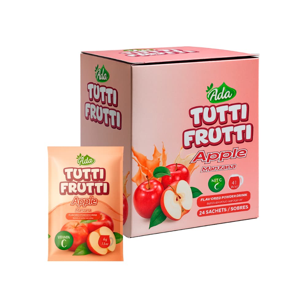 Refresco instantáneo sabor manzana Tutti Frutti Ada (24 x 6 g) - Imagen 1