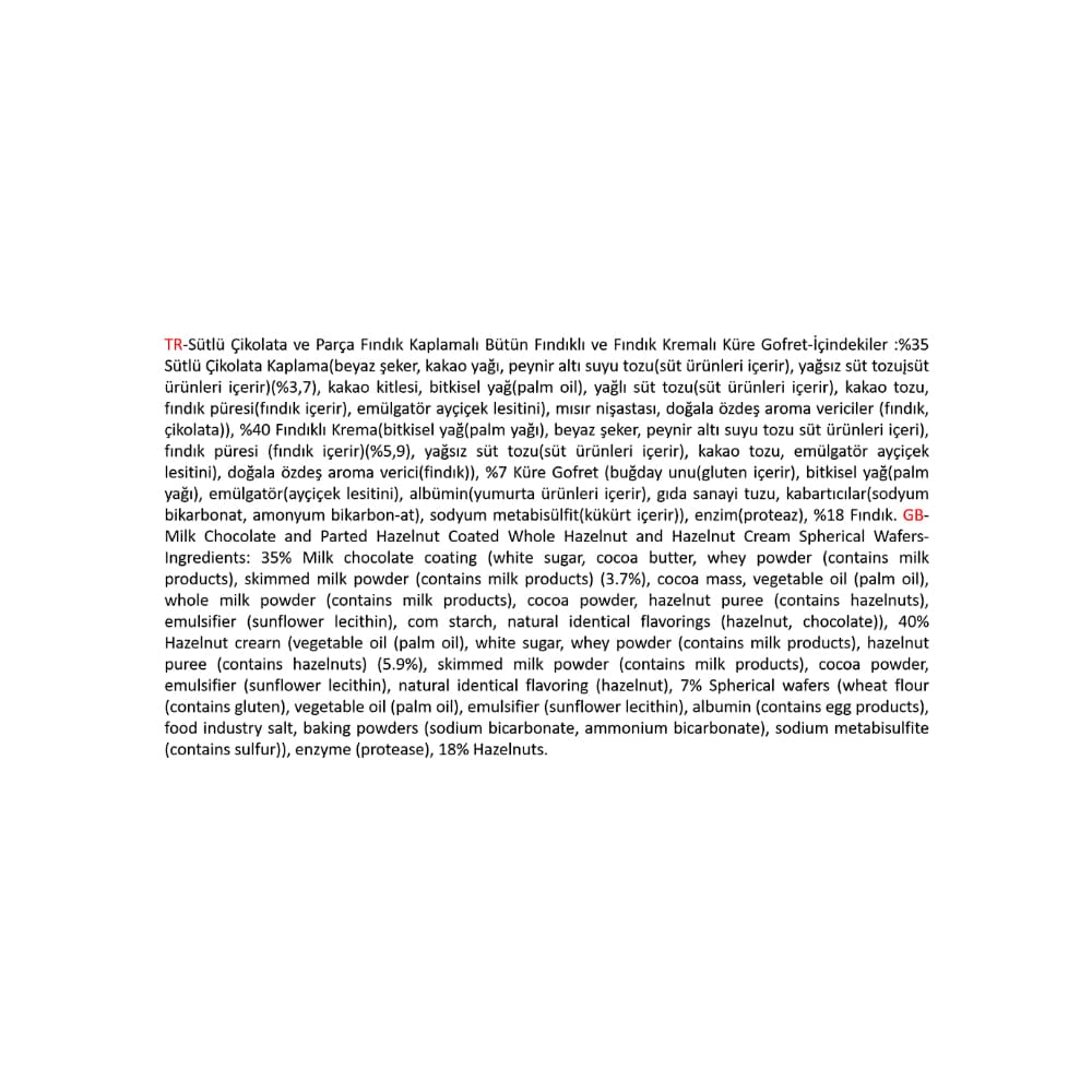 Caja de bombones rellenos de nuez Choco Arte B&B Baker (250 g / 8.82 oz) - Miniatura 3