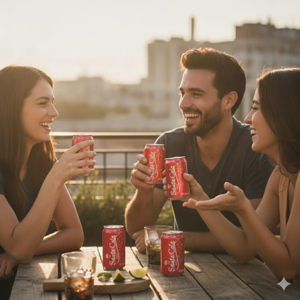 Refresco gaseado de cola SantaCola (24 x 330 ml) - Miniatura 4