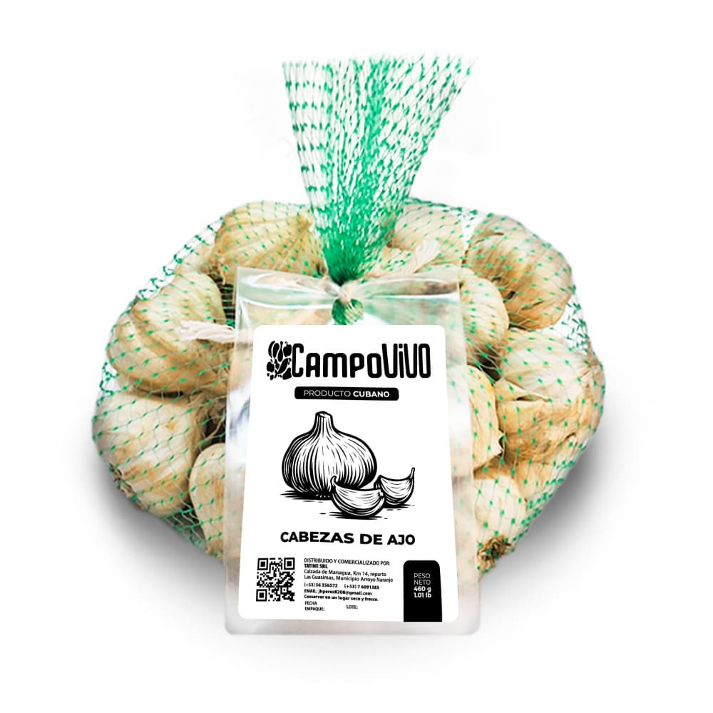 Cabezas de ajo Campo Vivo (460 g / 1.01 lb) - Imagen 1