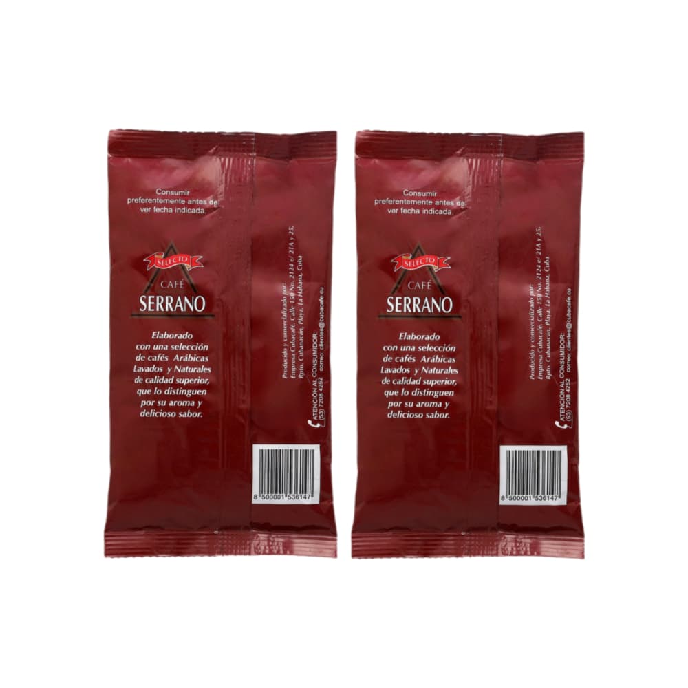 Café molido tueste cubano Serrano (2 x 125 g) - Miniatura 2