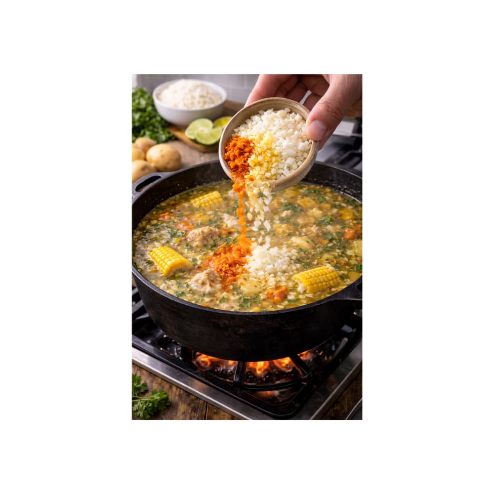 Ajo, cebolla y ají molida congelada Los del Pino (250 g / 8.8 oz) - Miniatura 4