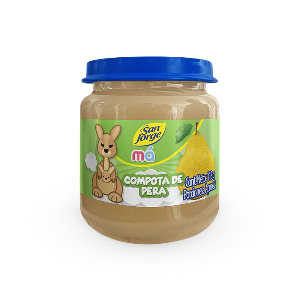 Compota de pera San Jorge Má (113 g / 3.98 oz) - Imagen 1