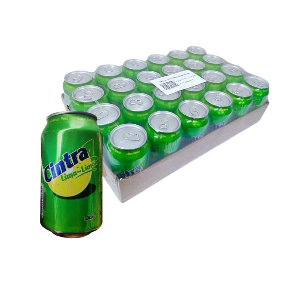 Refresco gaseado de lima limón Cintra (24 x 330 ml) - Imagen 1