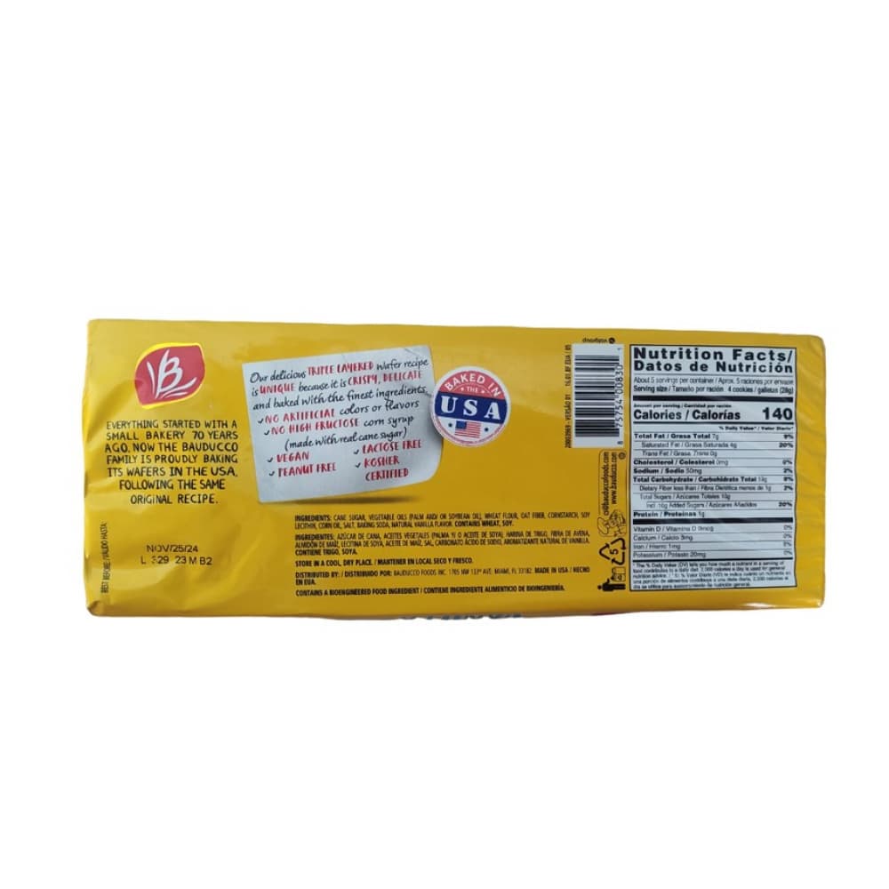 Sorbetos rellenos con crema sabor a vainilla Bauducco (142 g / 5 oz) - Miniatura 6