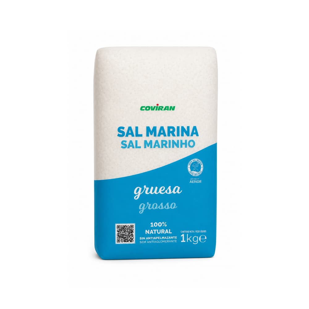 Sal marina gruesa Coviran (1 kg / 2.2 lb) - Miniatura 1