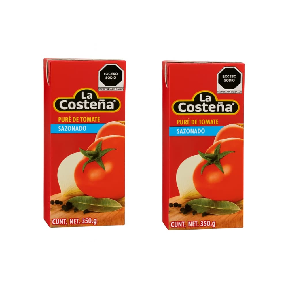 Puré de tomate sazonado La Costeña (2 x 350 g / 12.34 oz) - Miniatura 1